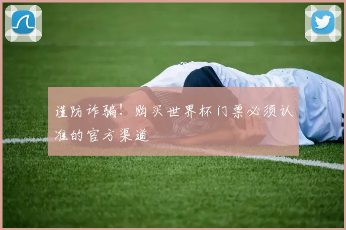谨防诈骗！购买世界杯门票必须认准的官方渠道